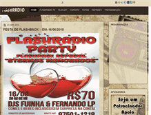 Tablet Screenshot of flashradio.com.br